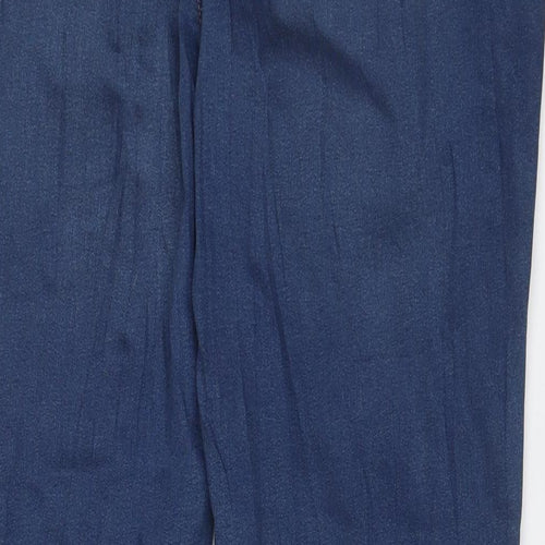 Marks and Spencer Womens Blue Cotton Jegging Jeans Size 18 L30 in Regular