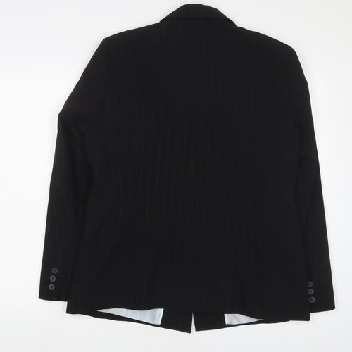 Bonmarché Womens Black Jacket Blazer Size 16 Button