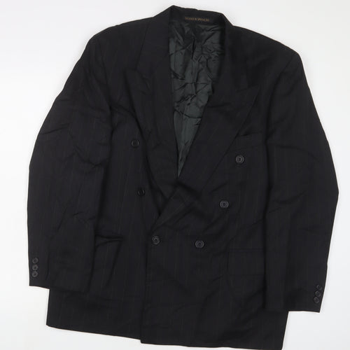 Marks and Spencer Mens Grey Polyester Jacket Suit Jacket Size 42 Regular