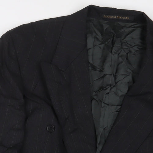 Marks and Spencer Mens Grey Polyester Jacket Suit Jacket Size 42 Regular