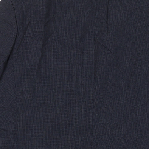 Racing Green Mens Blue Polyester Jacket Suit Jacket Size 44 Regular