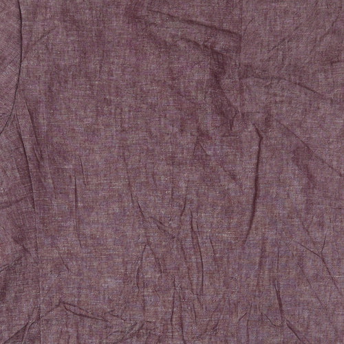Marks and Spencer Mens Purple Linen Jacket Suit Jacket Size 48 Regular
