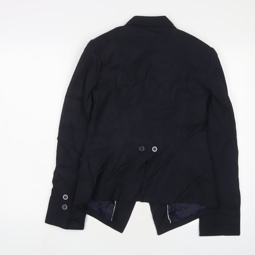 NEXT Womens Blue Jacket Blazer Size 10 Button