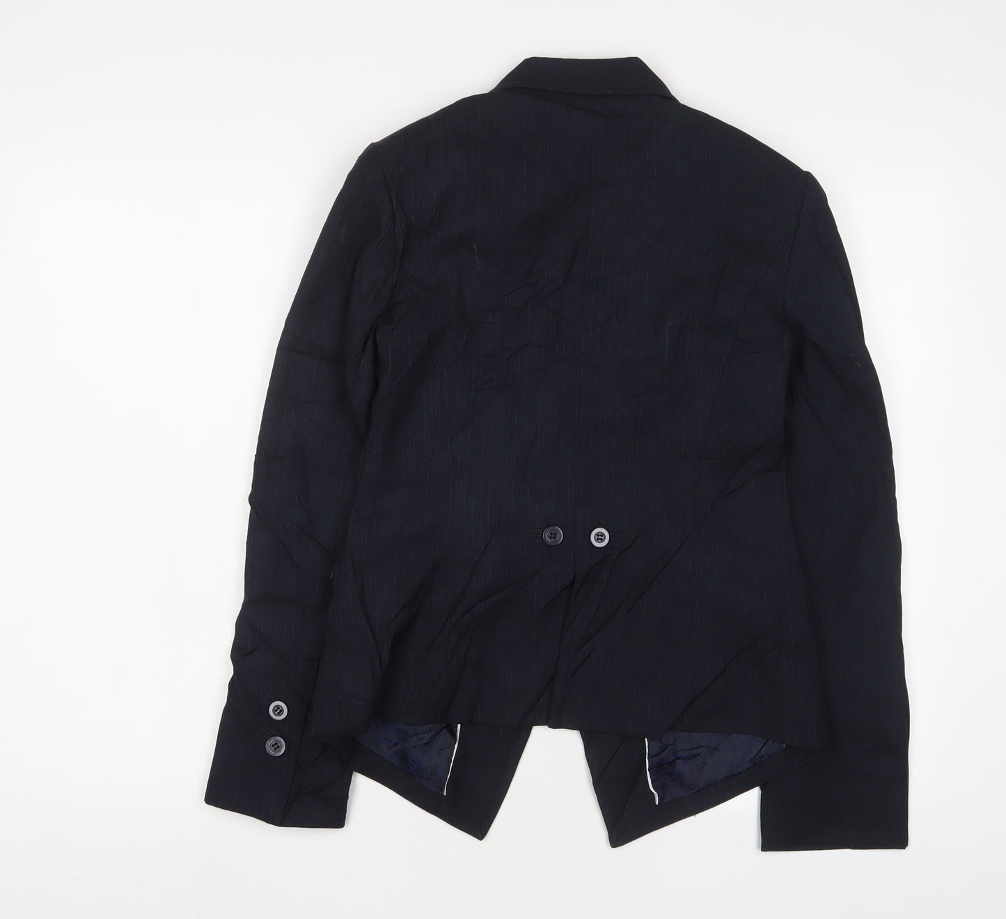 NEXT Womens Blue Jacket Blazer Size 10 Button