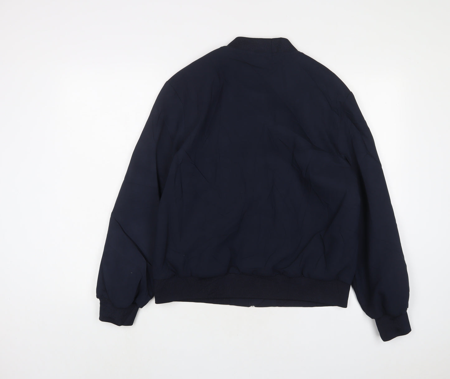 Marks and Spencer Womens Blue Bomber Jacket Jacket Size 12 Zip