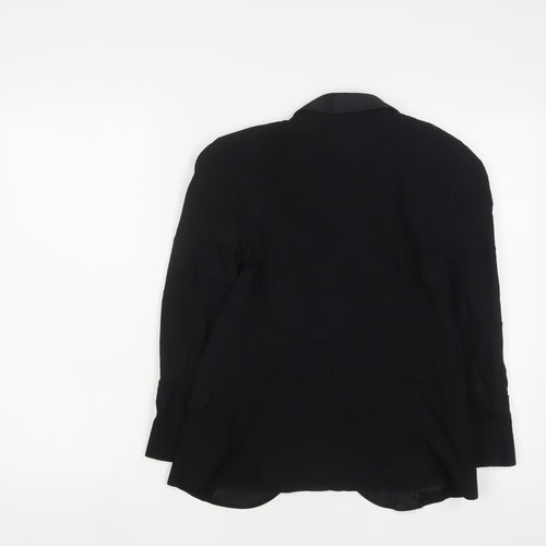 Topshop Womens Black Jacket Blazer Size 8 - Open