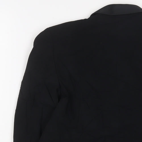 Topshop Womens Black Jacket Blazer Size 8 - Open