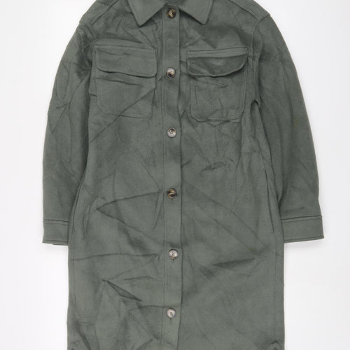 Marks and Spencer Womens Green Jacket Size XS Button