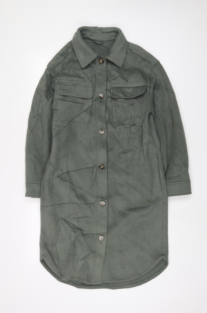 Marks and Spencer Womens Green Jacket Size XS Button