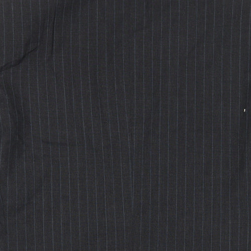 Marks and Spencer Mens Grey Striped Wool Jacket Suit Jacket Size 40 Regular