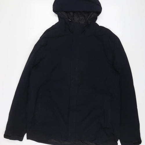 32 Degrees Mens Blue Jacket Coat Size M Zip
