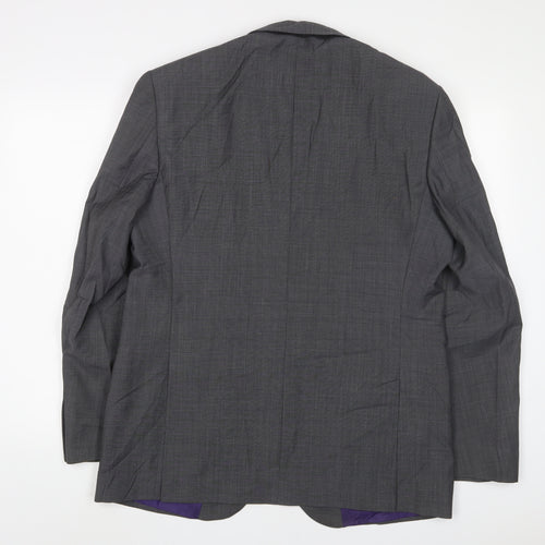 Marks and Spencer Mens Grey Polyester Jacket Suit Jacket Size 44 Regular