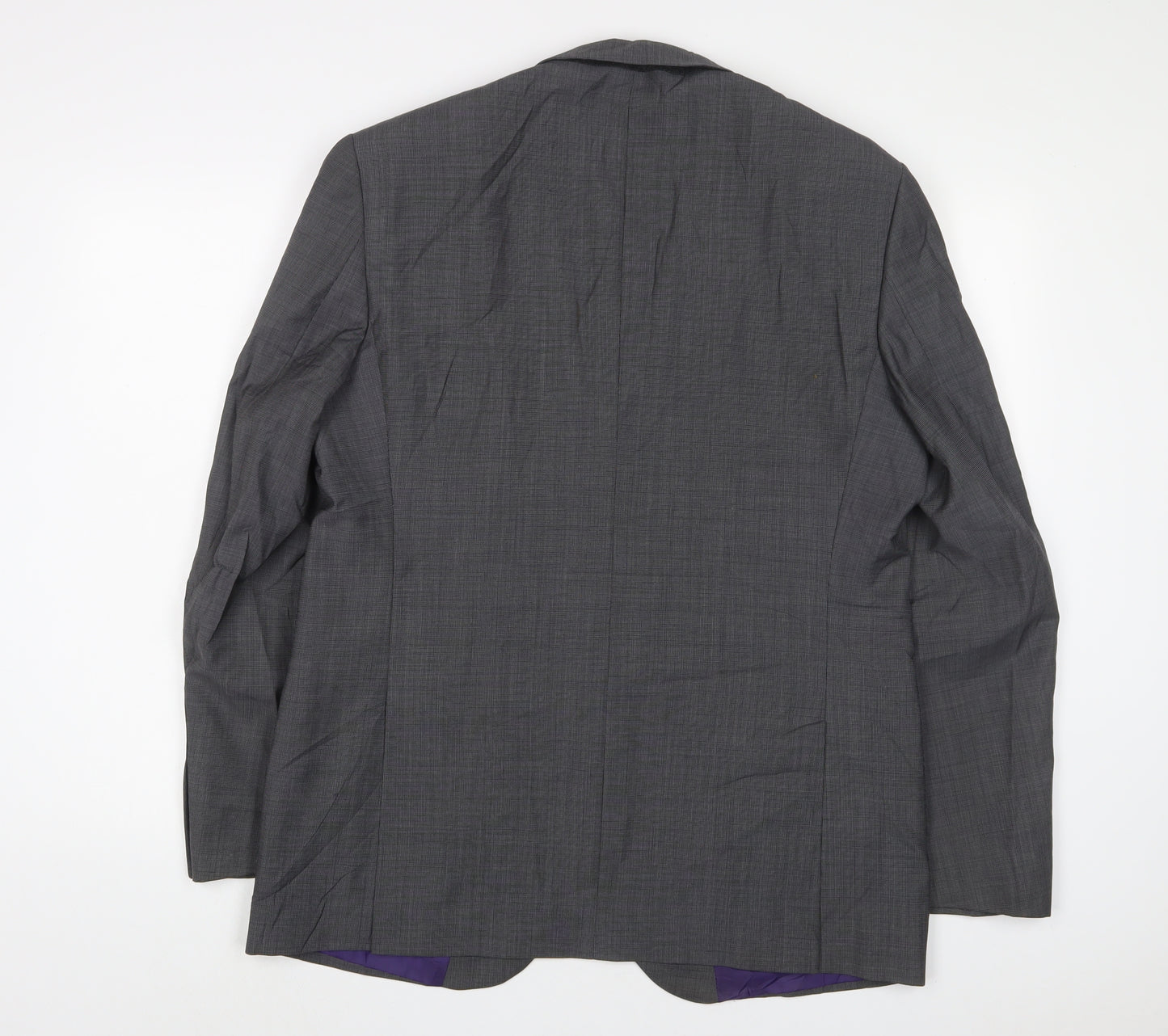 Marks and Spencer Mens Grey Polyester Jacket Suit Jacket Size 44 Regular