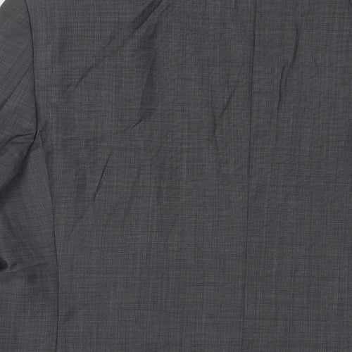 Marks and Spencer Mens Grey Polyester Jacket Suit Jacket Size 44 Regular