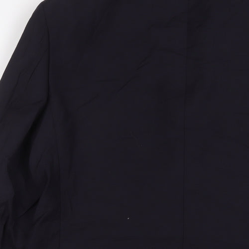 Marks and Spencer Mens Blue Wool Jacket Suit Jacket Size 38 Regular
