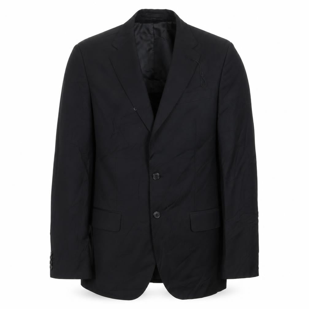 St Michael Mens Black Wool Jacket Suit Jacket Size 40 Regular