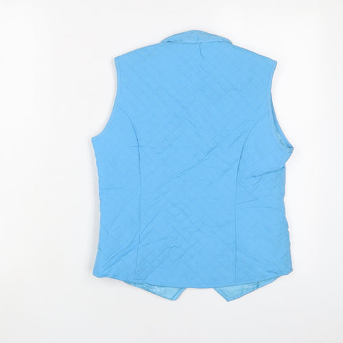HKM Boys Blue Gilet Jacket Size 12 Years Zip - Horse riding