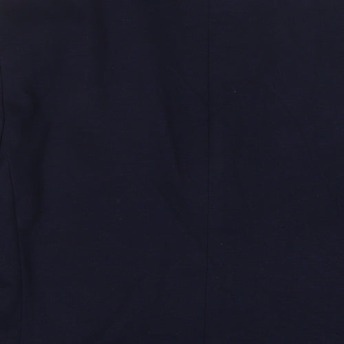 Marks and Spencer Mens Blue Polyamide Jacket Suit Jacket Size 42 Regular
