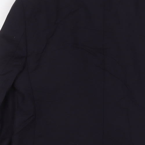 Marks and Spencer Mens Blue Wool Jacket Suit Jacket Size 40 Regular