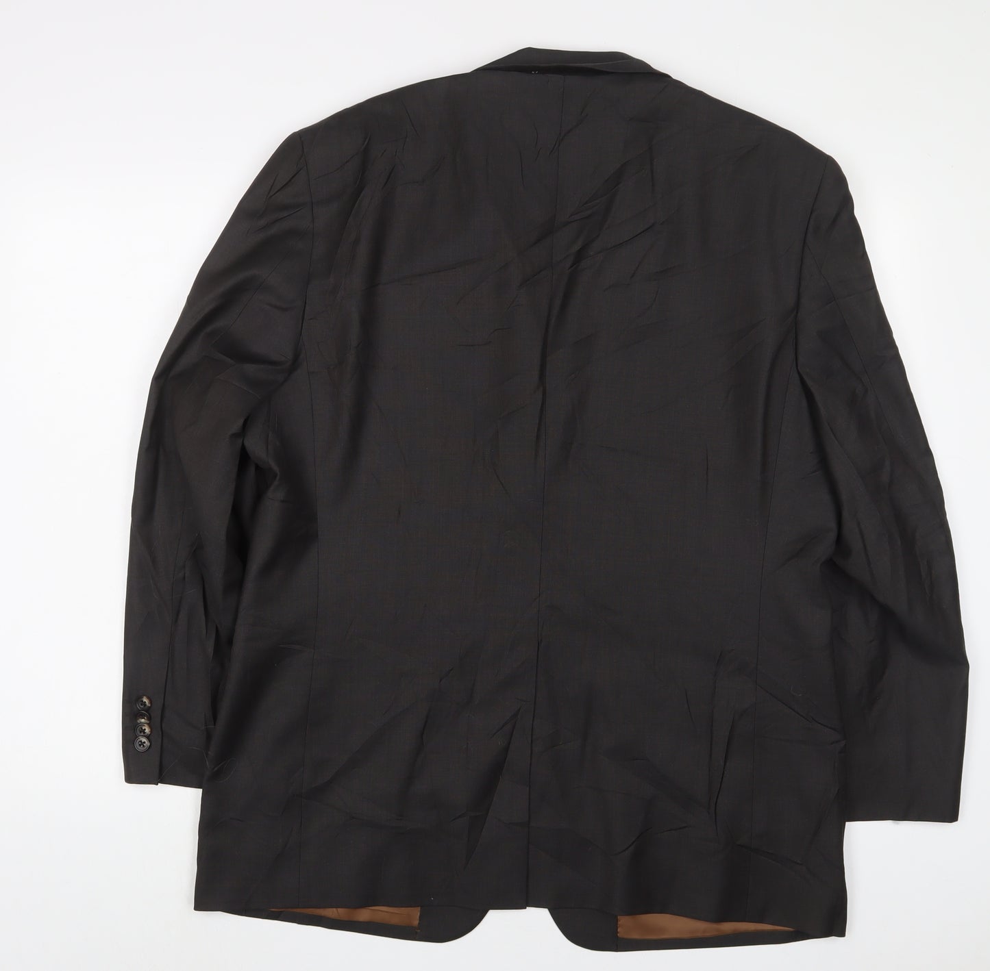 Greenwoods Mens Grey Wool Jacket Suit Jacket Size 42 Regular