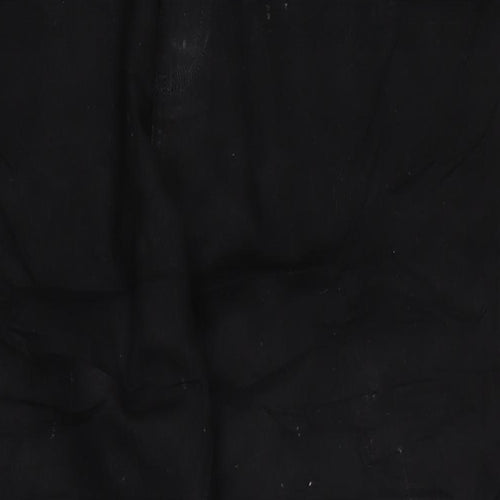 Marks and Spencer Mens Black Cotton Straight Jeans Size 3XL L33 in Regular Zip