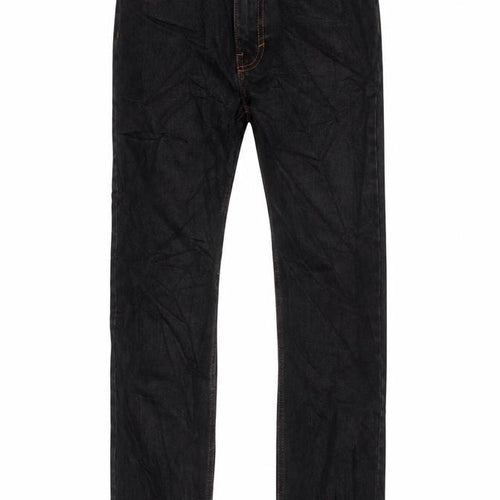 Weekday Mens Black Cotton Straight Jeans Size 27 in L32 in Regular Zip