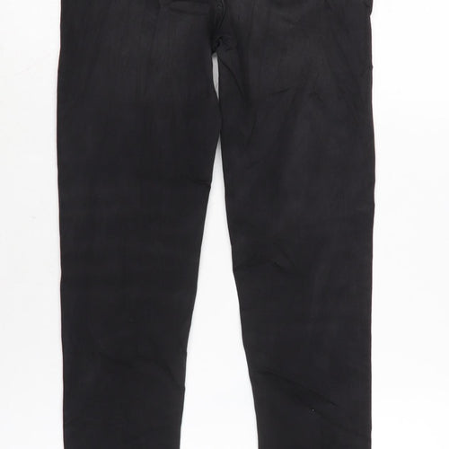Marks and Spencer Womens Grey Cotton Blend Skinny Jeans Size 6 L25.5 in Regular Zip