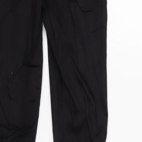 Marks and Spencer Womens Black Cotton Blend Skinny Jeans Size 6 L25.5 in Regular Zip