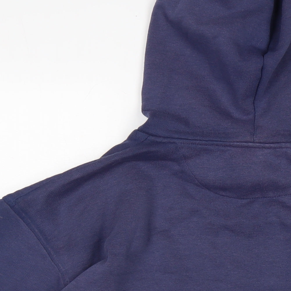 Umbro Mens Blue Cotton Pullover Hoodie Size L