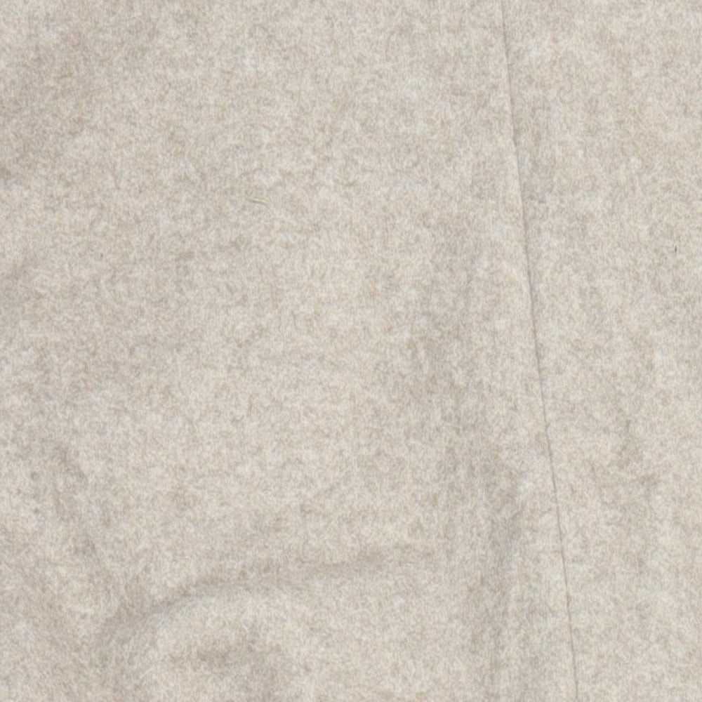 Zara Womens Beige Overcoat Coat Size S