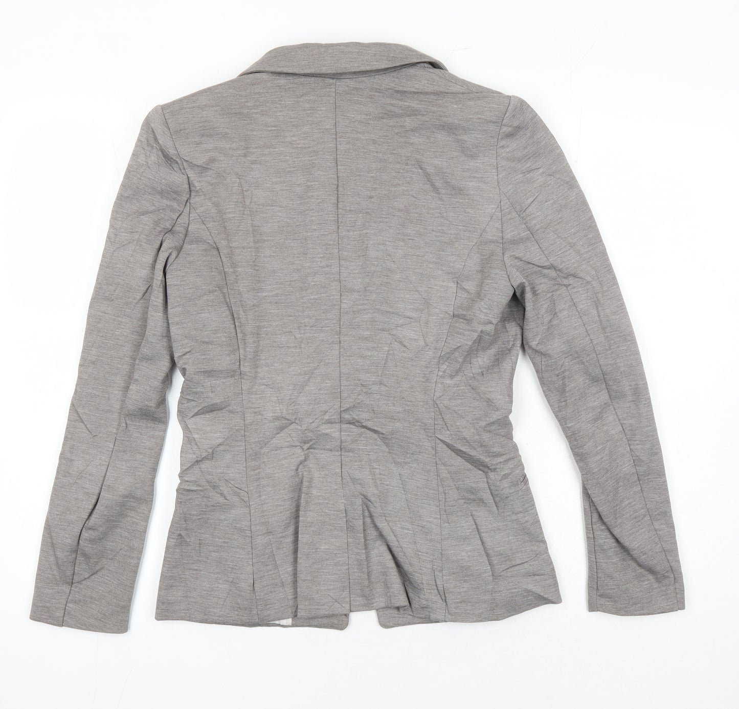 H&M Womens Grey Jacket Blazer Size 10