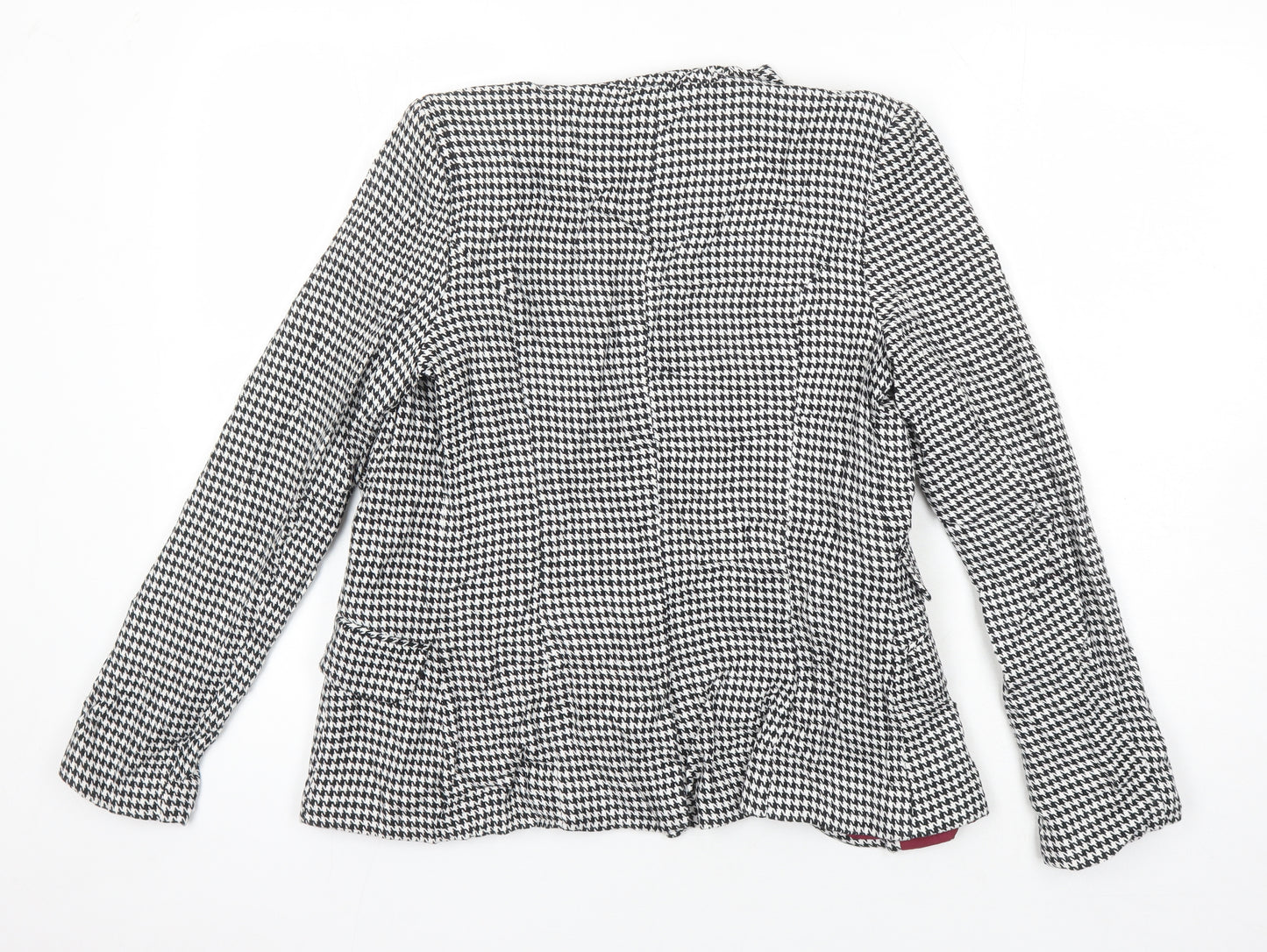 River Island Womens Multicoloured Check Jacket Blazer Size 8 Button