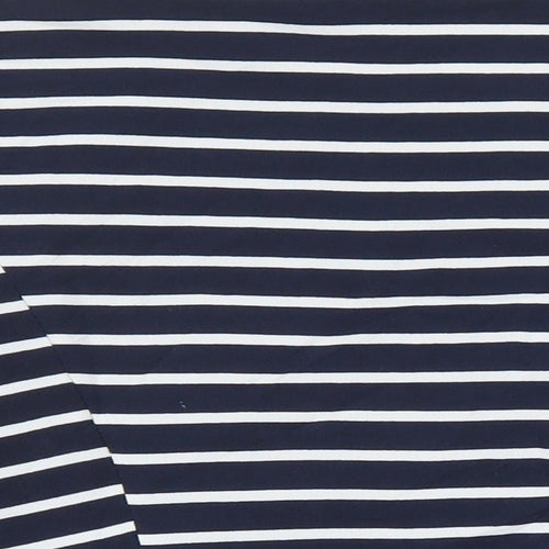 New Look Womens Blue Striped Jacket Size 10