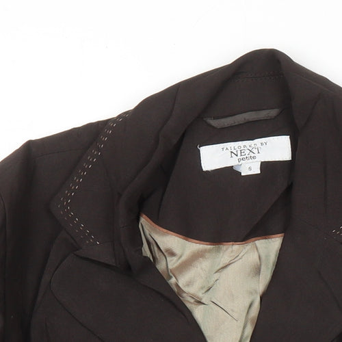 NEXT Womens Brown Jacket Blazer Size 6