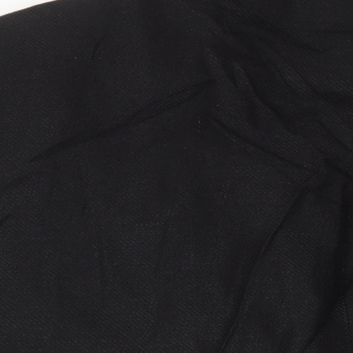 John Varvatos Mens Black Linen Jacket Blazer Size 44 Regular - Skull detail on Lining