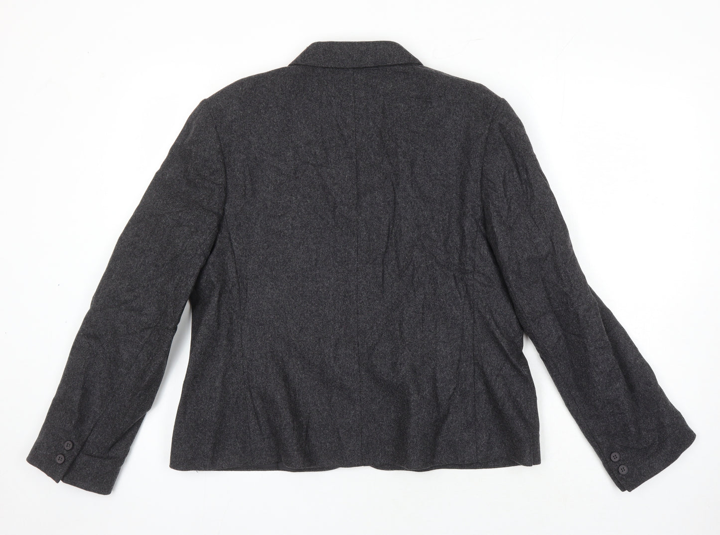 St Michael Womens Grey Jacket Blazer Size 18