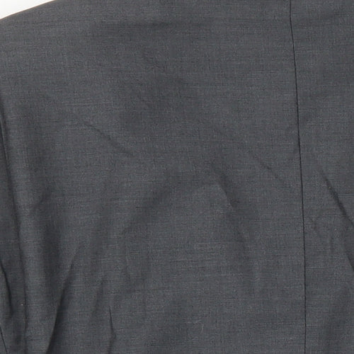 H&M Mens Grey Polyester Jacket Suit Jacket Size 38 Regular