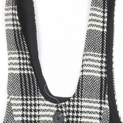NEXT Girls Multicoloured Check Jacket Waistcoat Size 4 Years
