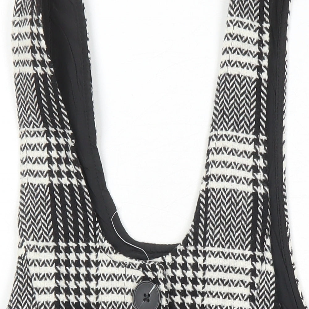 NEXT Girls Multicoloured Check Jacket Waistcoat Size 4 Years