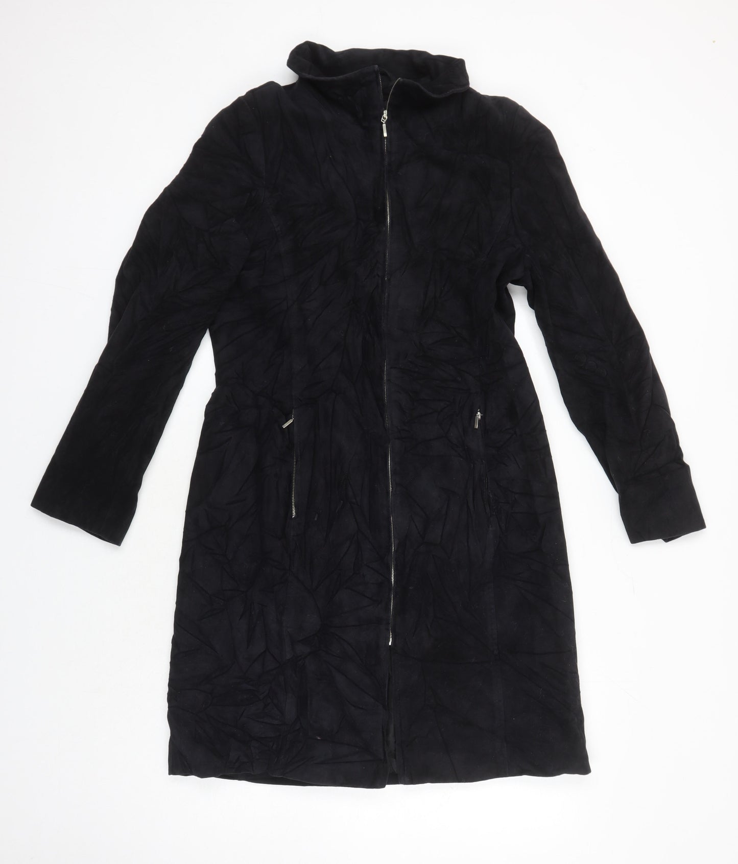 Dorothy Perkins Womens Black Overcoat Coat Size 12