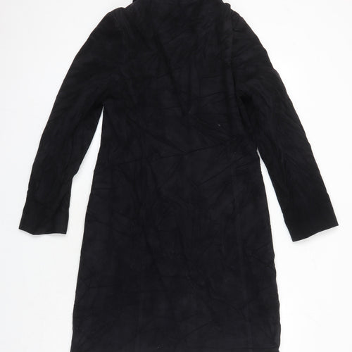 Dorothy Perkins Womens Black Overcoat Coat Size 12
