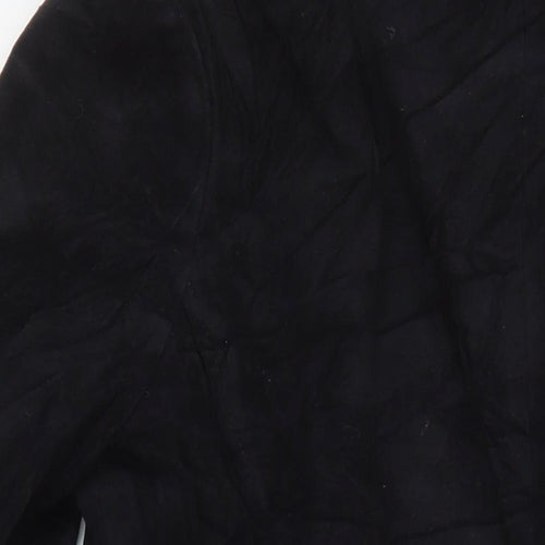 Dorothy Perkins Womens Black Overcoat Coat Size 12