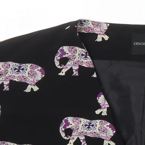 ASOS Womens Multicoloured Geometric Jacket Blazer Size 10 - Elephants