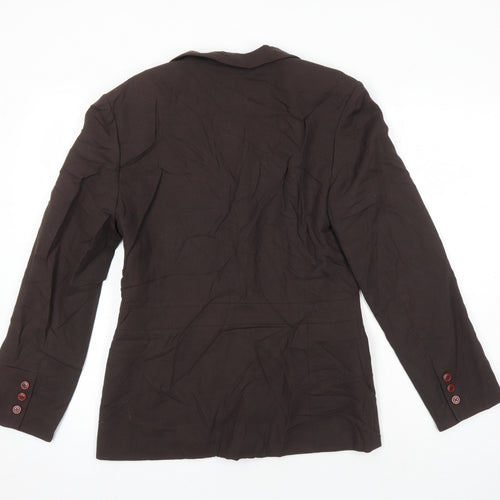 Episode Womens Brown Jacket Blazer Size 10