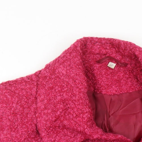 EWM Womens Pink Jacket Size 12