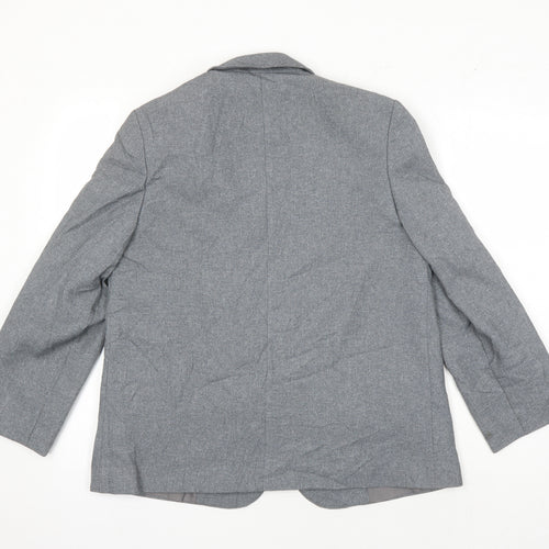 St Michael Womens Grey Jacket Blazer Size 14