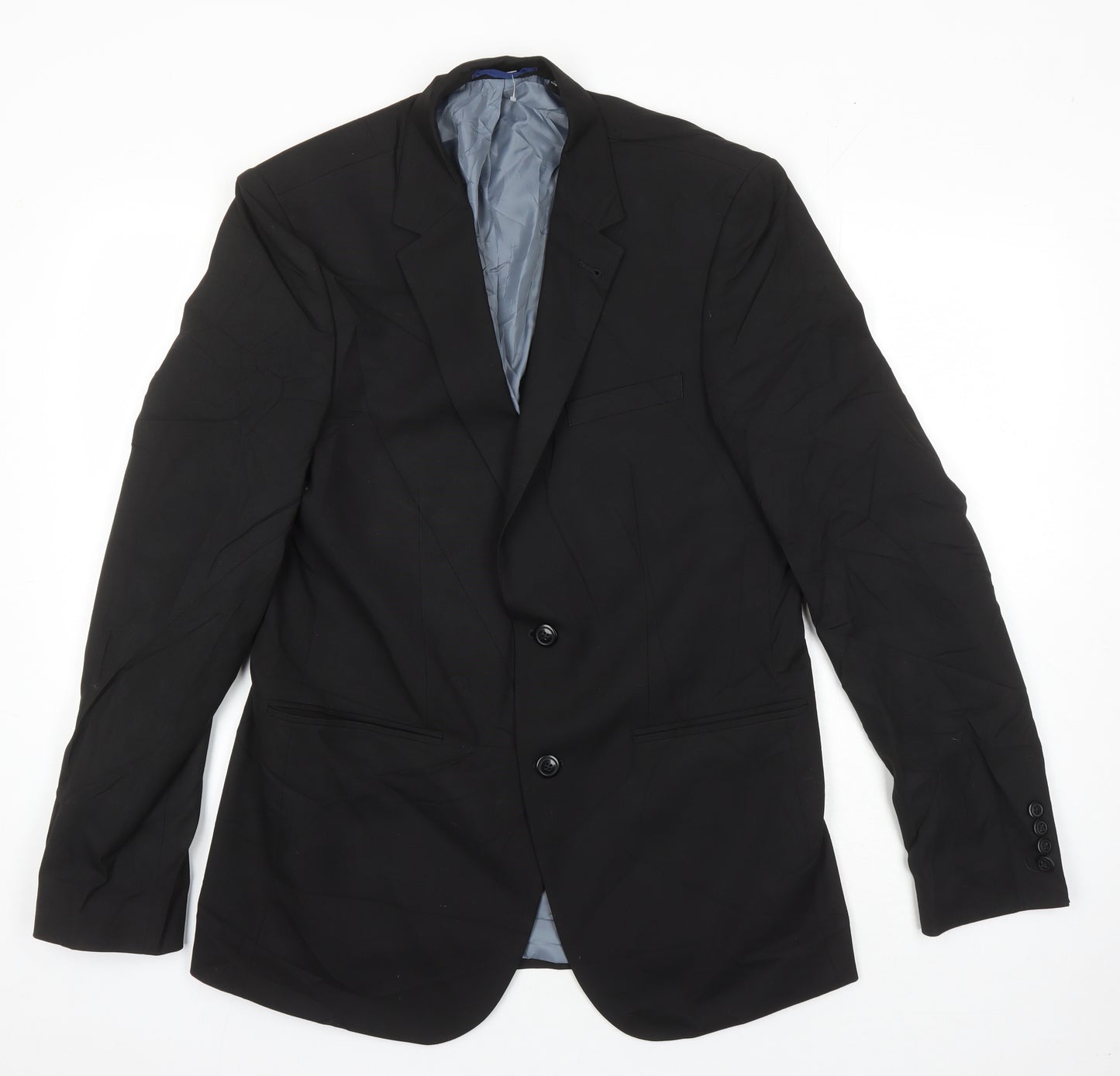 Burton Mens Black Polyester Jacket Suit Jacket Size L Regular
