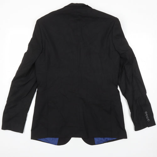 Burton Mens Black Polyester Jacket Suit Jacket Size L Regular