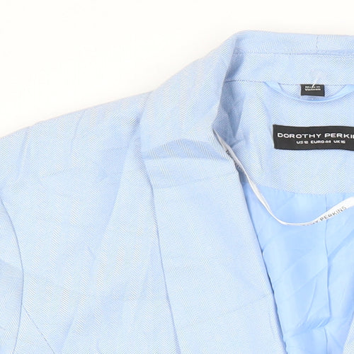 Dorothy Perkins Womens Blue Jacket Blazer Size 16