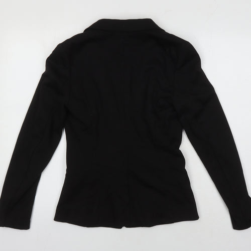 H&M Womens Black Jacket Blazer Size 8